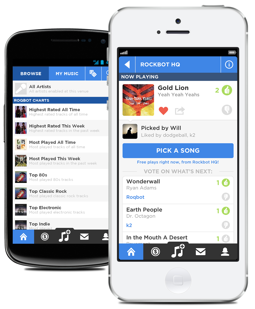New Rockbot Jukebox App for iOS and Android