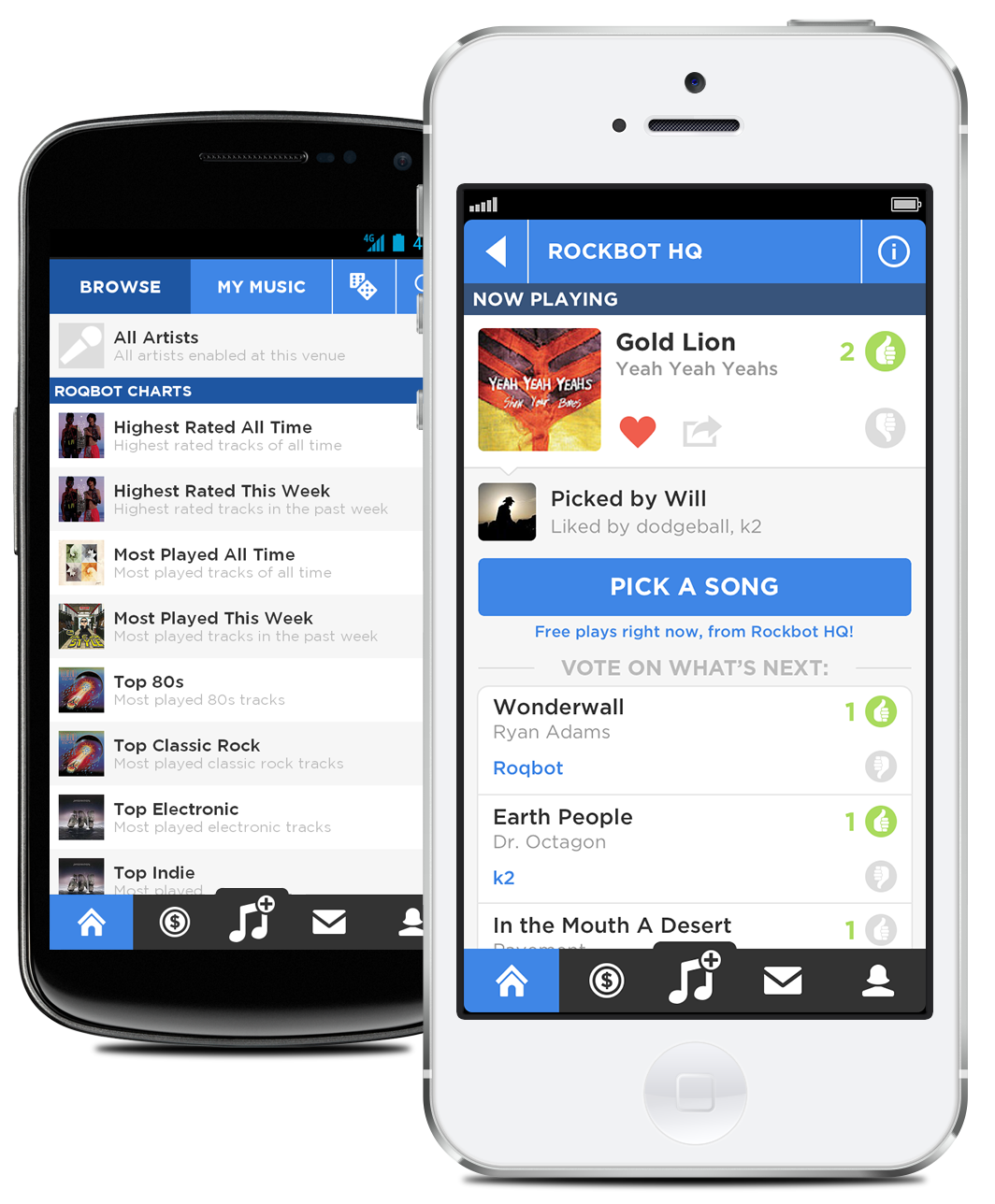 New Rockbot Jukebox App for iOS and Android