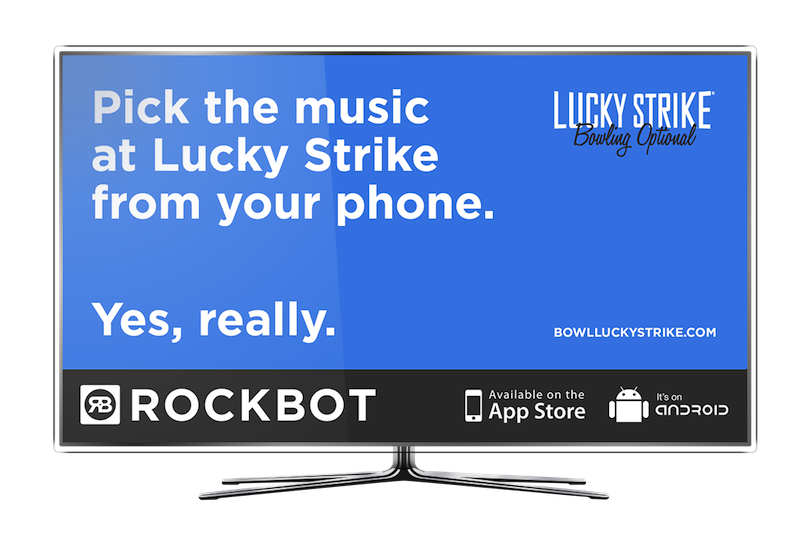 rockbot lucky strike tv