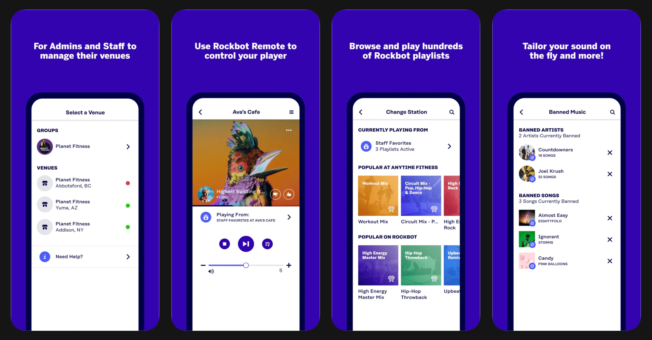 Rockbot Remote App Features Reduced