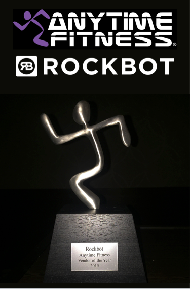Anytime Fitness Names Rockbot Vendor of the Year for licensed gym music solution