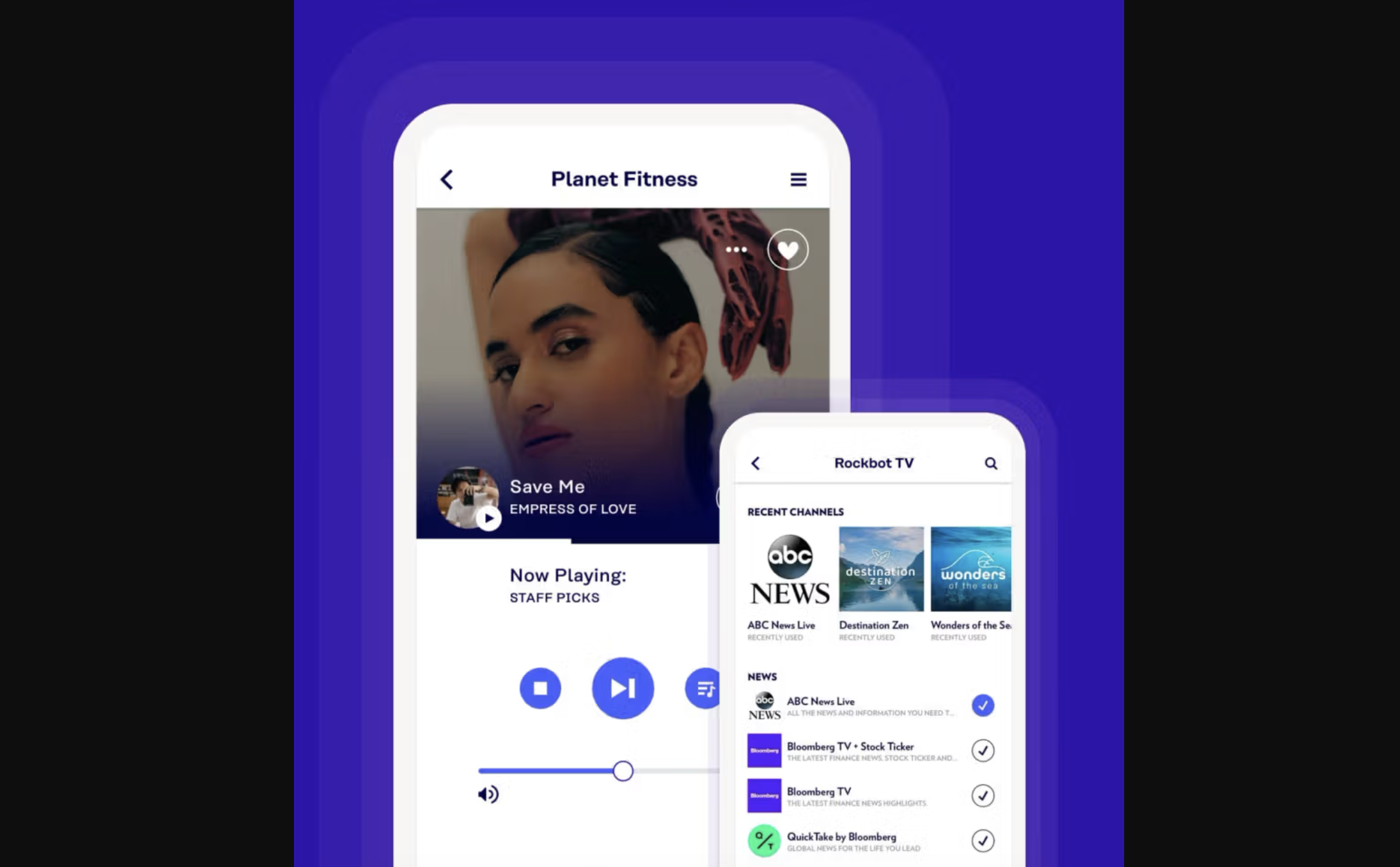 Rockbot Remote App Screenshot